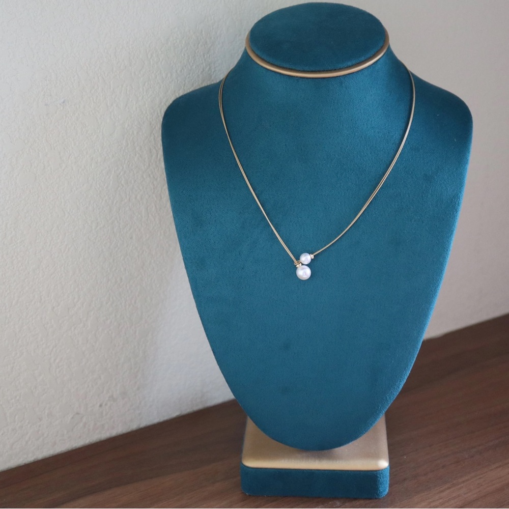 Duo Freshwater Pearl Necklace